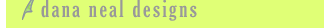 dana neal graphic design logo
